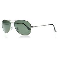 ray ban cockpit sunglasses gunmetal 004 large 59mm