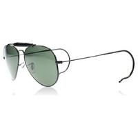 ray ban outdoorsman sunglasses black l9500 58mm