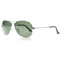 Ray-Ban Cockpit Sunglasses Gunmetal 004/58 Polariserade Large 59mm