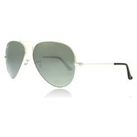 ray ban 3025 aviator sunglasses silver mirror w3277