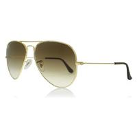 Ray-Ban 3025 Aviator Sunglasses Gold Arista 001/51 Medium 58mm