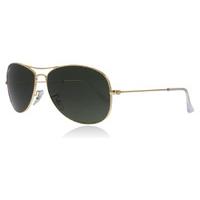 ray ban cockpit sunglasses gold 001 small 56mm