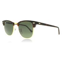 Ray-Ban 3016 Clubmaster Sunglasses Tortoise W0366 Large 51mm