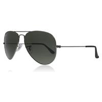 ray ban 3025 aviator sunglasses gunmetal w0879