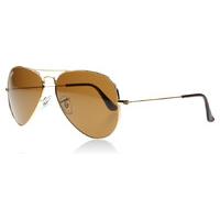 Ray-Ban 3025 Aviator Sunglasses Gold 001/33 Medium 58mm