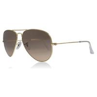 Ray-Ban 3025 Aviator Sunglasses Gold 001/3E Medium 58mm
