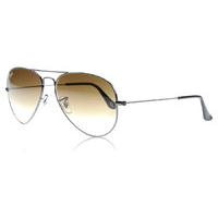 Ray-Ban 3025 Aviator Sunglasses Gunmetal 004/51 Small 55mm