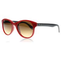 Ray-Ban 4203 Sunglasses Red and Grey 604485