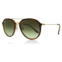 ray ban rb4253 sunglasses stripped havana 820a6 53mm