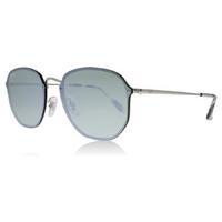 ray ban blaze sunglasses silver 00330 58mm