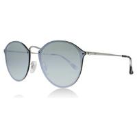 ray ban blaze sunglasses silver 00330 59mm