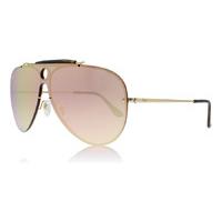 Ray-Ban Blaze Shooter Sunglasses Gold 001/E4 32mm