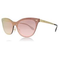 ray ban blaze sunglasses goldpink mirror 043e4 43mm