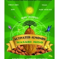 raw ecstasy activated almonds wasabi miso 70g