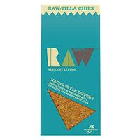 raw health raw tilla chips nacho style 70g
