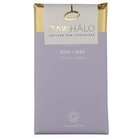 Raw Halo Dark + Nibs Bar 35g