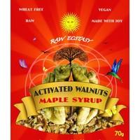 Raw Ecstasy Activated Walnuts Maple Syrup 70g