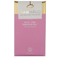 raw halo mylk pink salt bar 35g