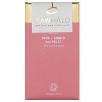 raw halo dark ginger pecan bar 35g