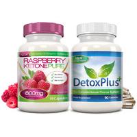 raspberry ketone pure 600mg colon cleanse combo pack 1 month supply