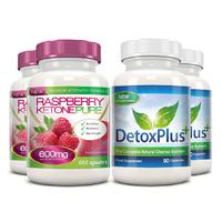 raspberry ketone pure 600mg colon cleanse combo pack 2 month supply