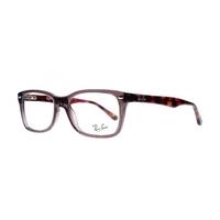 ray ban rx5228 wayfarer 5628 opal brown