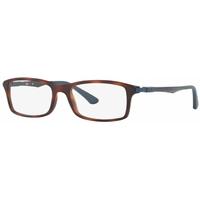 ray ban rx7017 5574 matte red havana