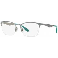 ray ban rx6345 2919 silver light green