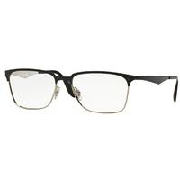 ray ban rb6344 2861 top black on silver