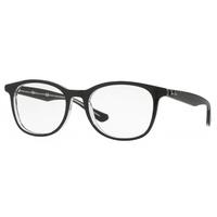 ray ban rx5356 2034 top black on transparent