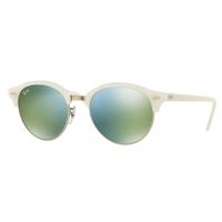 ray ban rb4246 9882x top wrinkled white on white