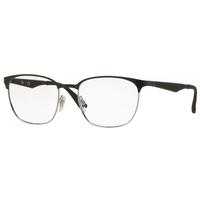 Ray-Ban RX6356 2861 Top Black On Shiny Silver