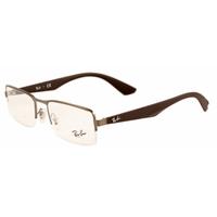 ray ban rx6331 2850 matte gunmetalbrown