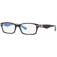 ray ban rx5206 5023 havana on tr azure