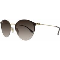 ray ban rb3578 900913 gold top brown