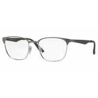 ray ban rx6356 2874 top brusched gunmetal on silve