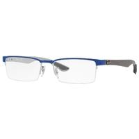 ray ban rx8412 2891 grey top on blue