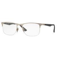 ray ban rx6362 2595 shiny silver