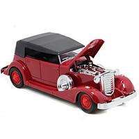 Race Car Pull Back Vehicles Car Toys 1:32 Metal Black Model Building Toy