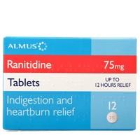 Ranitidine 75mg Tablets (Zantac Alternative)