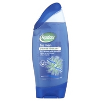 radox for men shower therapy 2 in 1 shower gel shampoo 250ml