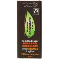 raw chocolate company dark chocolate orange bar xylitol 44g x 12