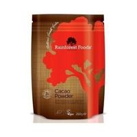rainforest foods organic peruvian cacao powder 250g 1 x 250g