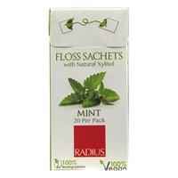 radius floss sachets with natural xylitol 20 sachets