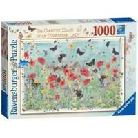 Ravensburger Country Diary of an Edwardian Lady Jewels of the Air (butterflies) 1000pc Jigsaw Puzzle