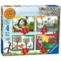 ravensburger stickman puzzle pack of 4