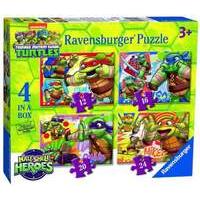 Ravensburger Teenage Mutant Ninja Turtles Half Shell Heroes 4 in a Box (12 16 20 24pc)