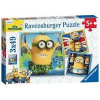 ravensburger minions movie jigsaw puzzles 3 x 49 piece