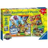 Ravensburger Teenage Mutant Ninja Turtles Half Shell Heroes 3x 49pc Jigsaw Puzzle