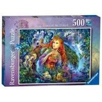 ravensburger fairyworld no 1 fairy of the forest 500pc jigsaw puzzle